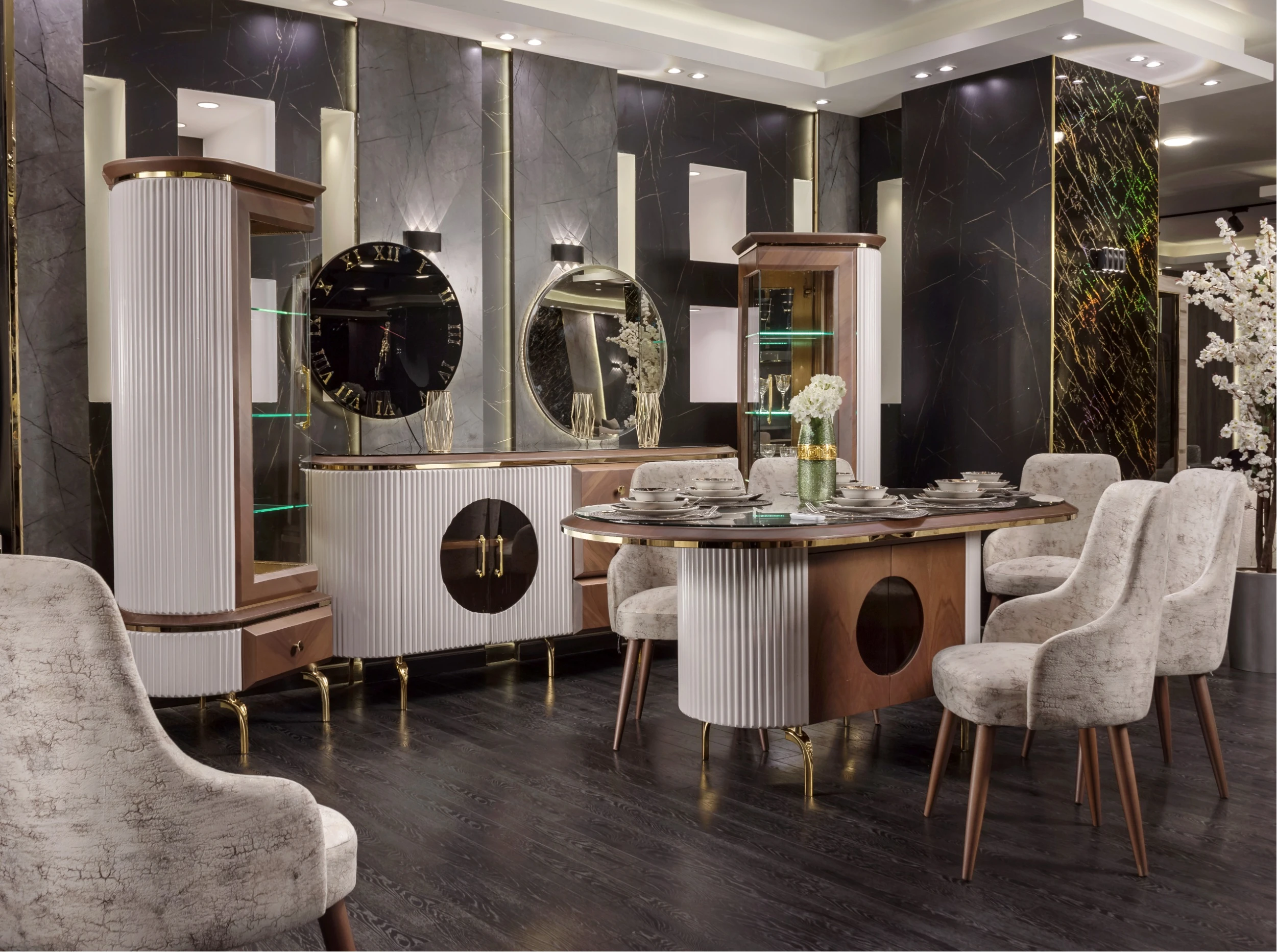 1782147754_35.jpg Clock Dining Room Set - Image 1