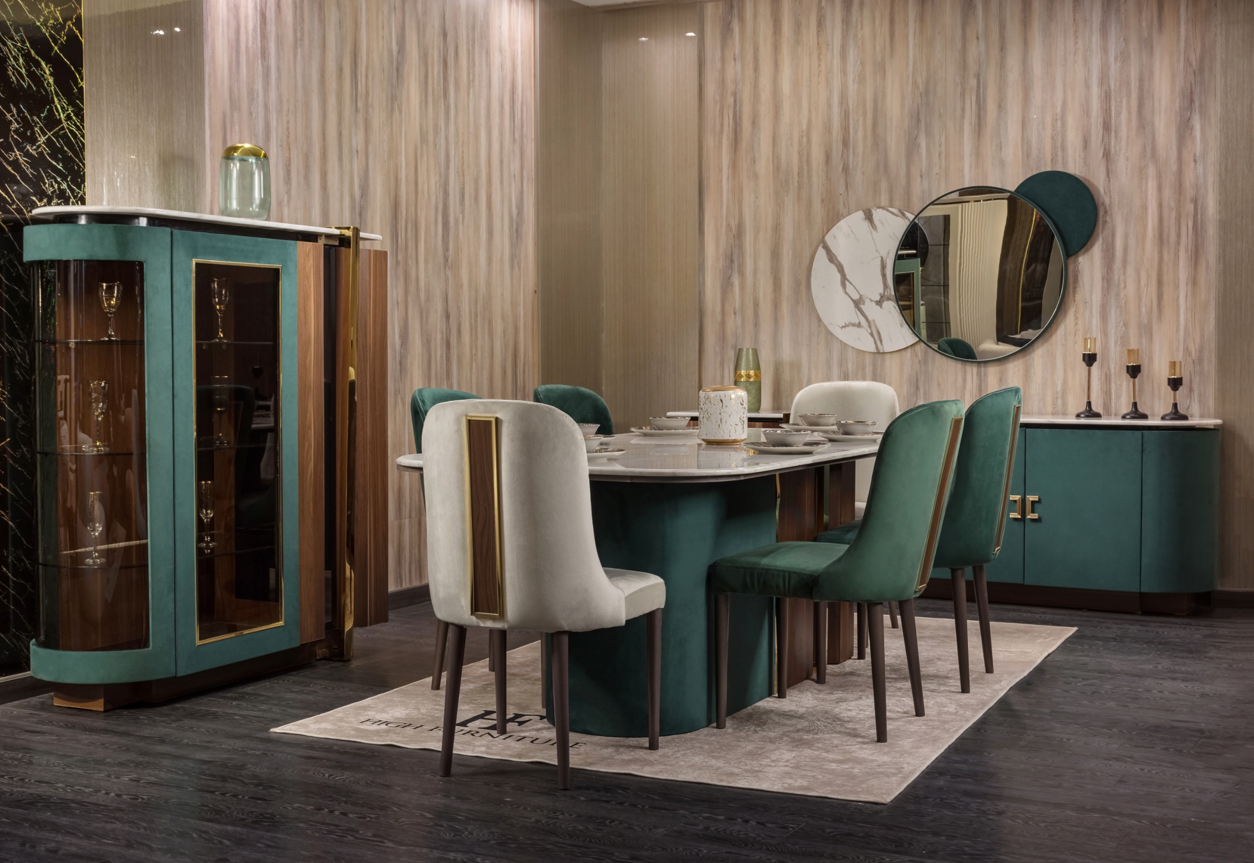 1782231961_31.jpg Circle Dining Room Set - Image 1